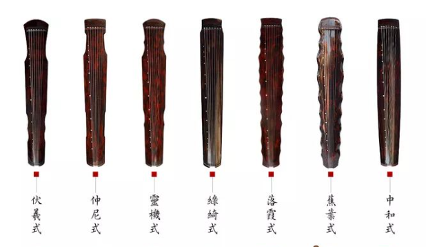 邵阳市十四种常见古琴样式（图集）